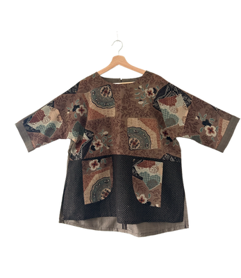 Oshima Silk Kusabana Tunic Top