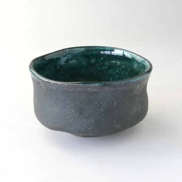 Mino Matcha Bowl - Indigo Cave