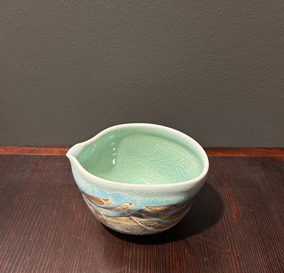 Mino Nagashi Matcha Bowl  - Two Colours