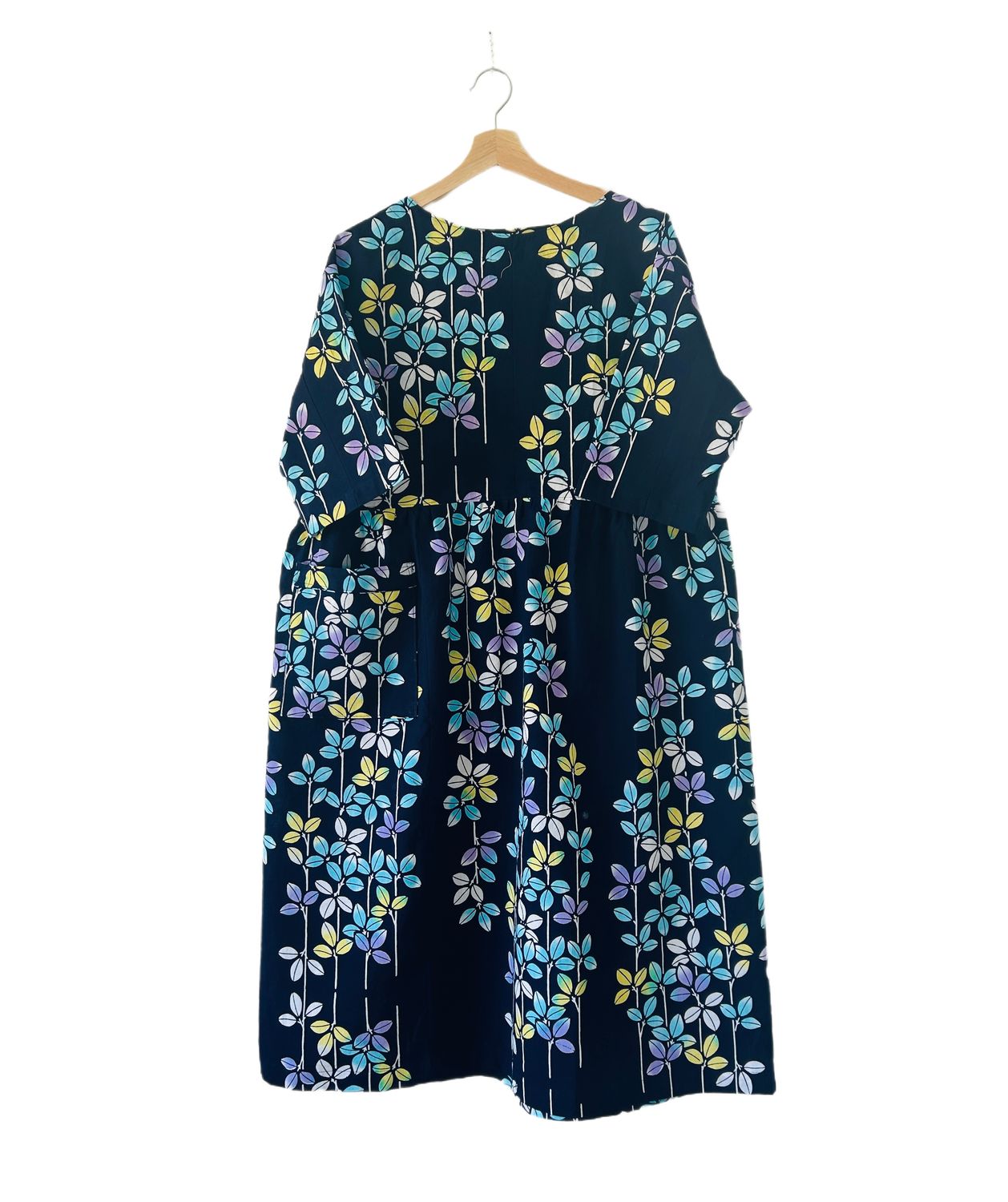 Upcycled Yukata Dress - Weeping Grass