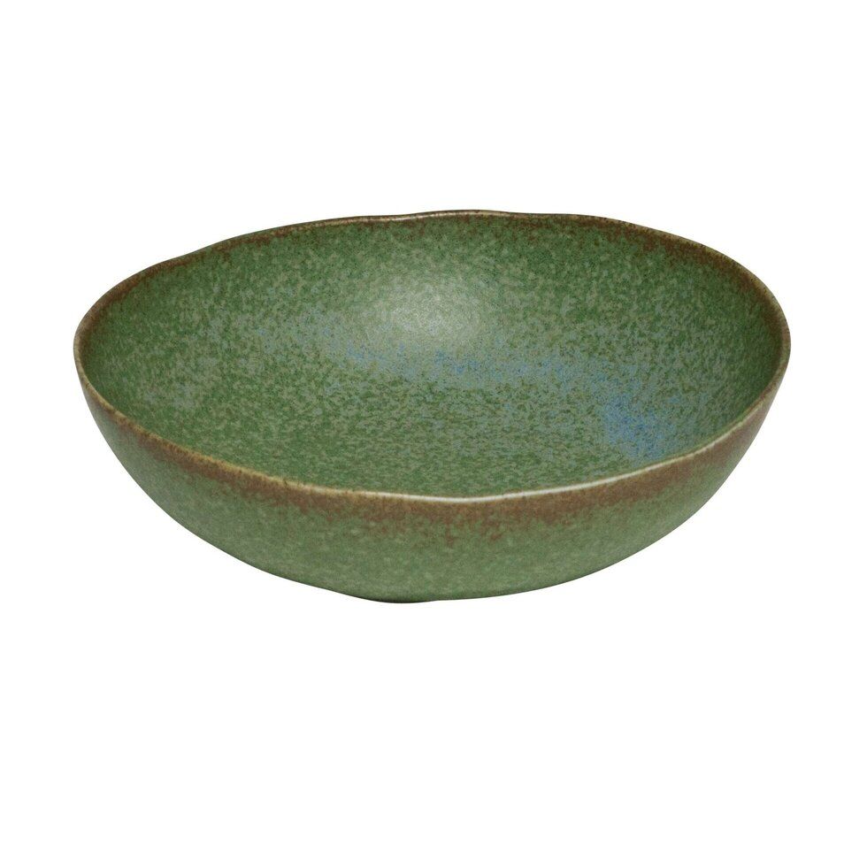 Wabisabi Oval Bowl - Green