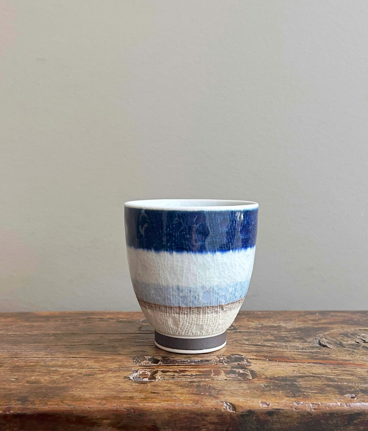 Hasami Ware Cup, Colour: Blue