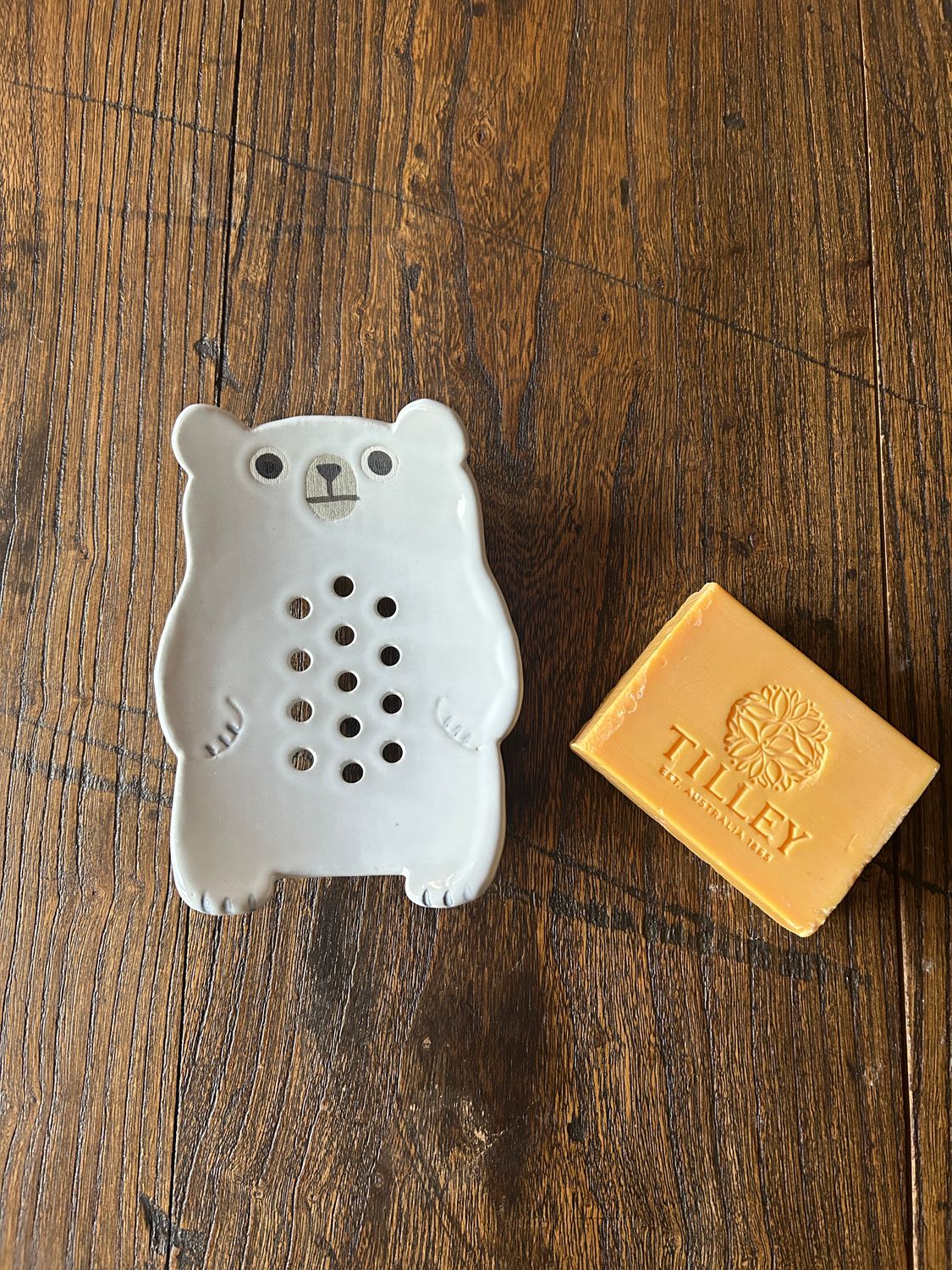 Yuki&#39;s Moon Bear Soap Dish