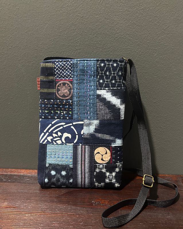 Vintage Kasuri Cotton Pochette