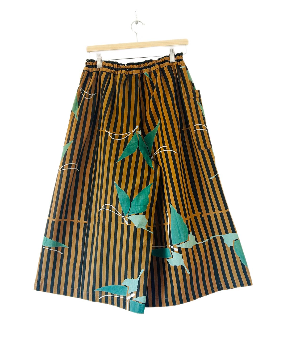 Upcycled Yukata Culottes - Butterfly