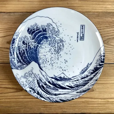 Great waves off Kanagawa 25 cm Plate