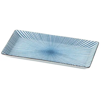 Sendan Tokusa 23 cm Rectangle Plate