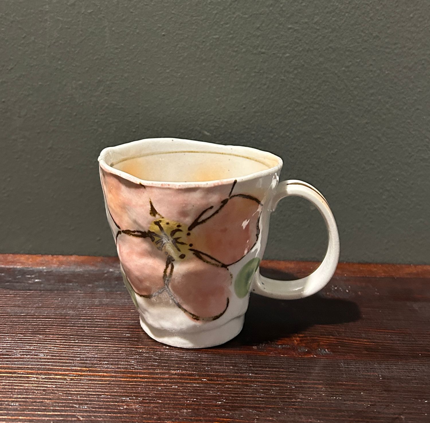 Handpainted Blossom Mug