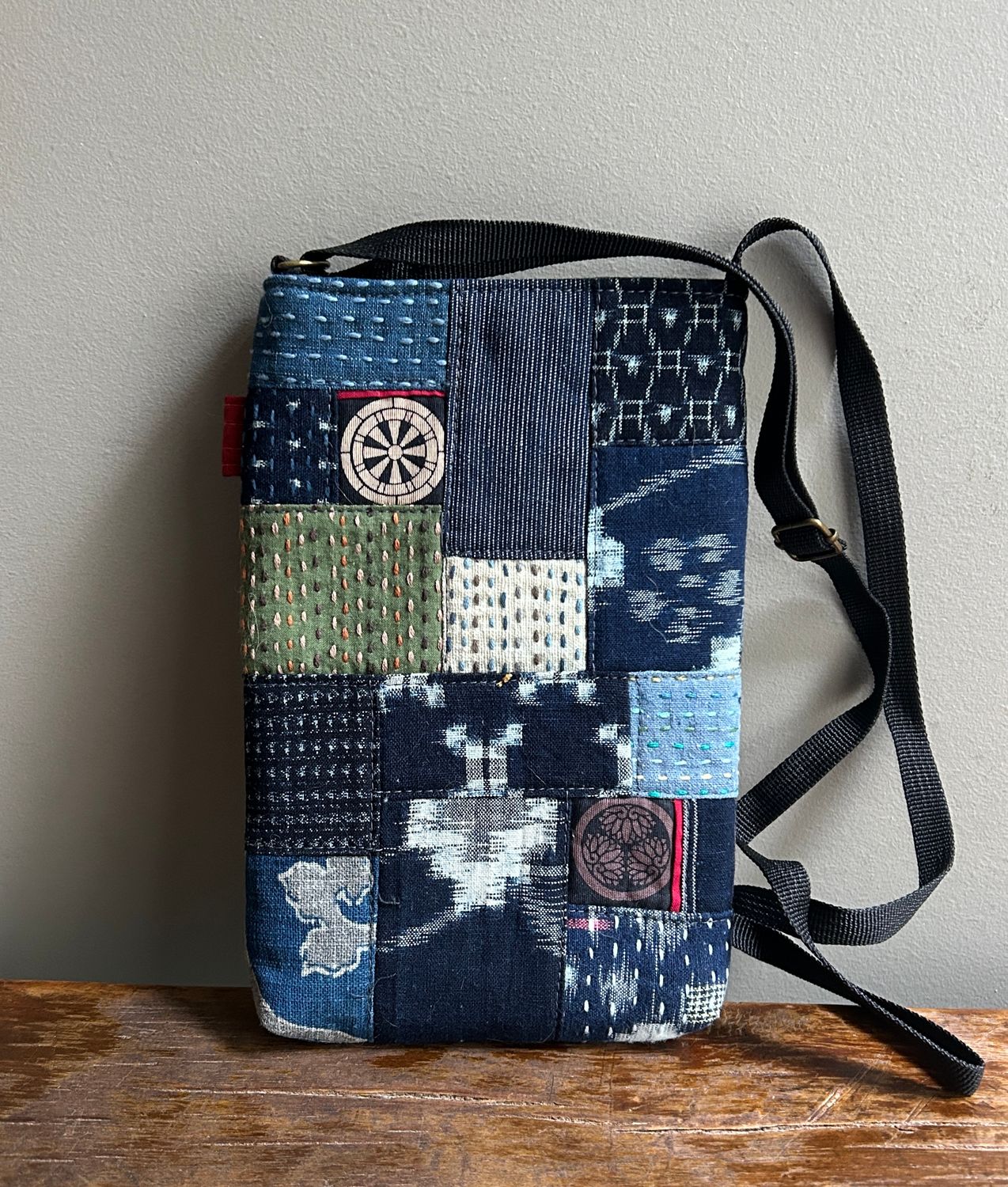Vintage Kasuri Cotton Pochette 1
