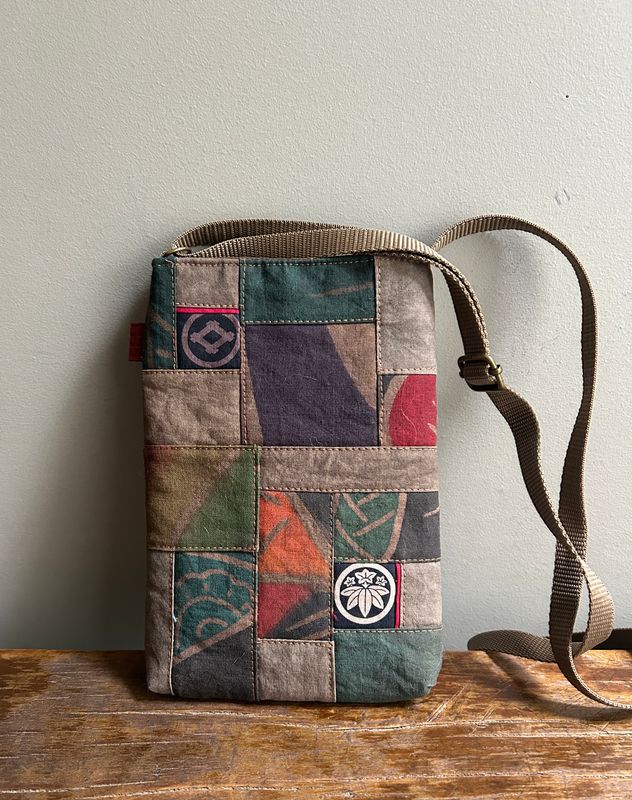 Persimmon Dye Cotton Pochette 1