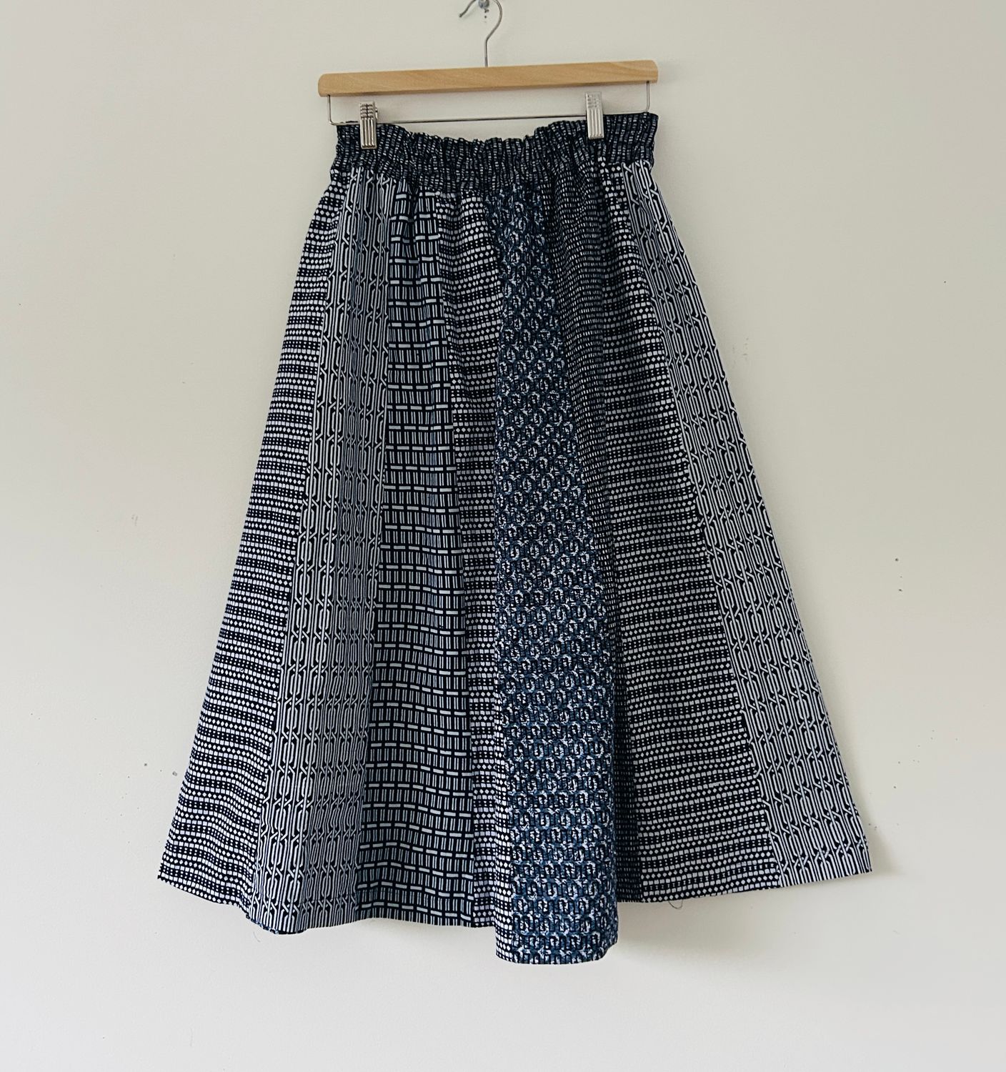 Yukata Cotton Panel Skirt (16-Piece)