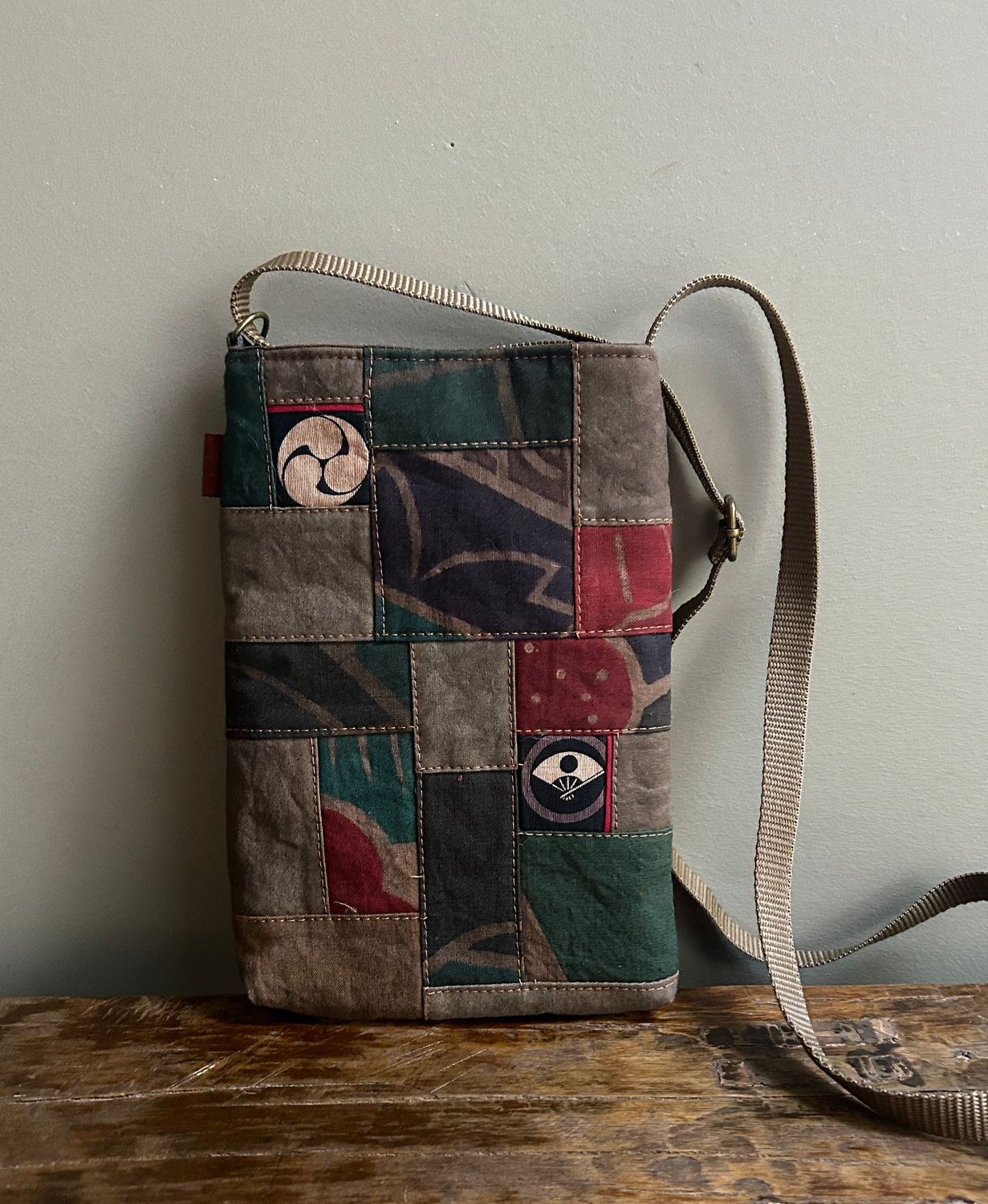 Persimmon Dye Cotton Pochette 1