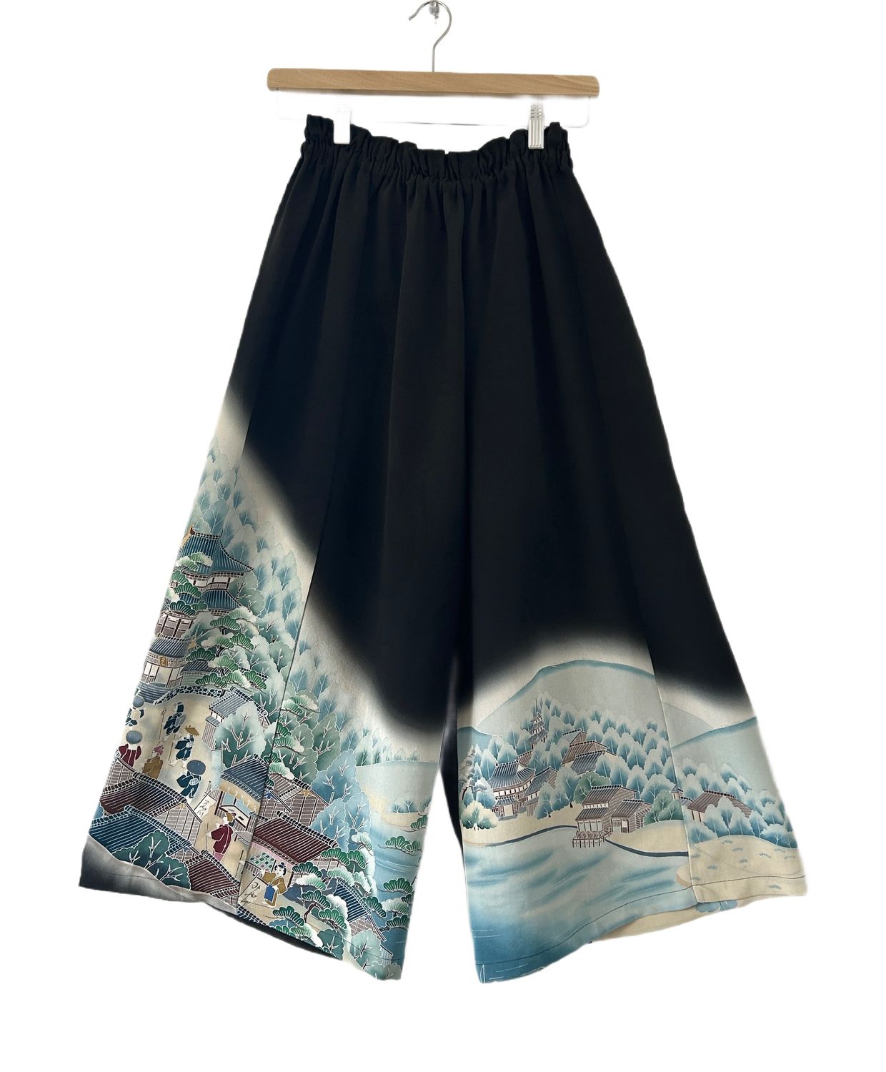 Upcycled Silk Kimono Pants - The Yamato Road – Path to Ancient Nara