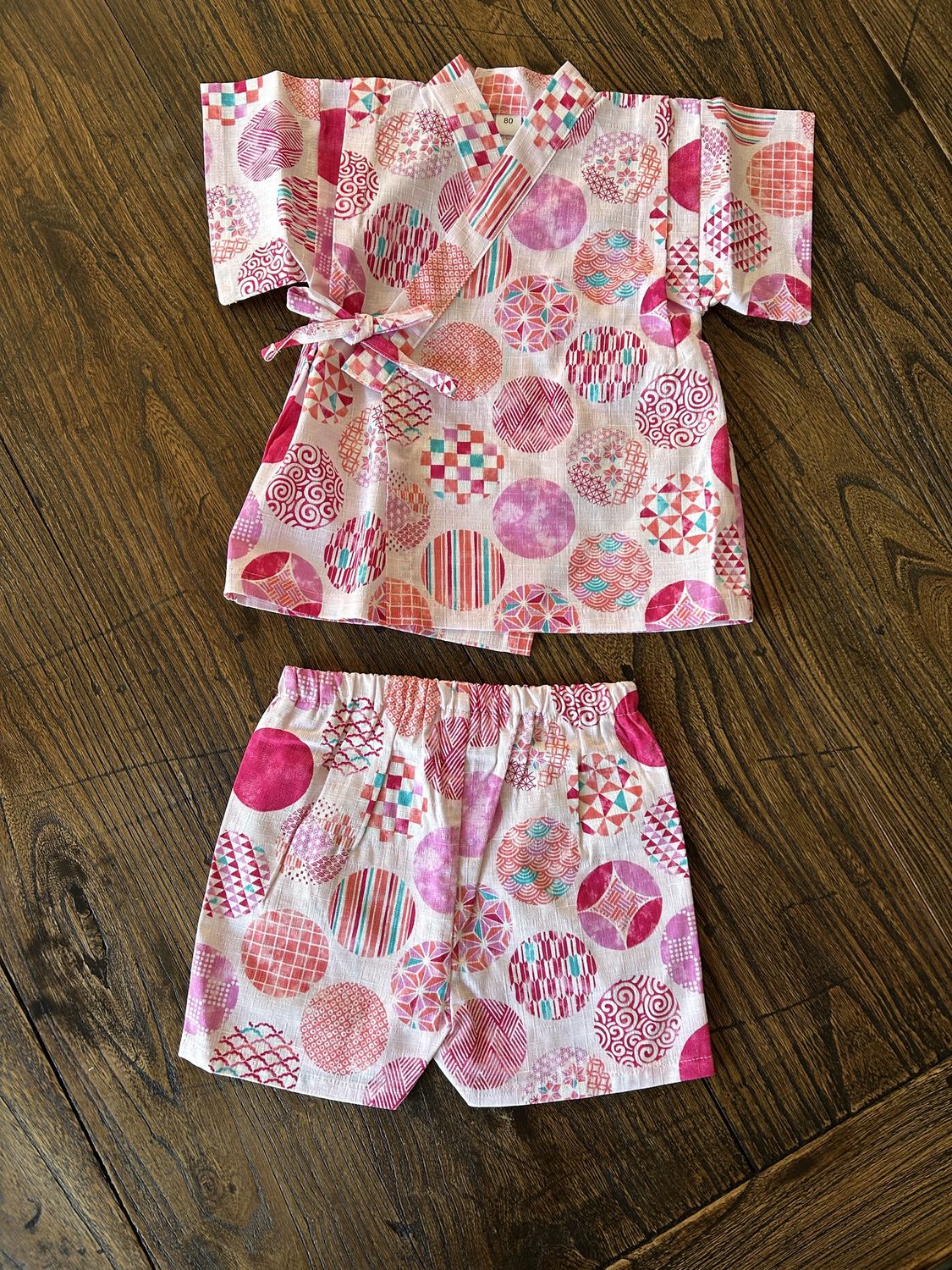 Baby/Kids Jinbei (Kimono style top &amp; shorts) - Mari Pattern