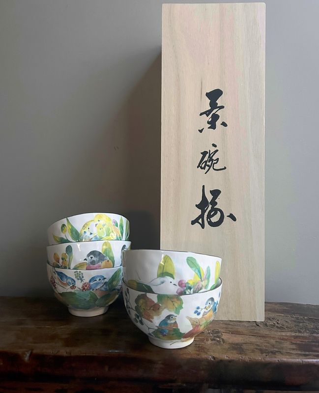 Chidori Bird 5 Bowl Gift Set(百千鳥お椀５種セット)