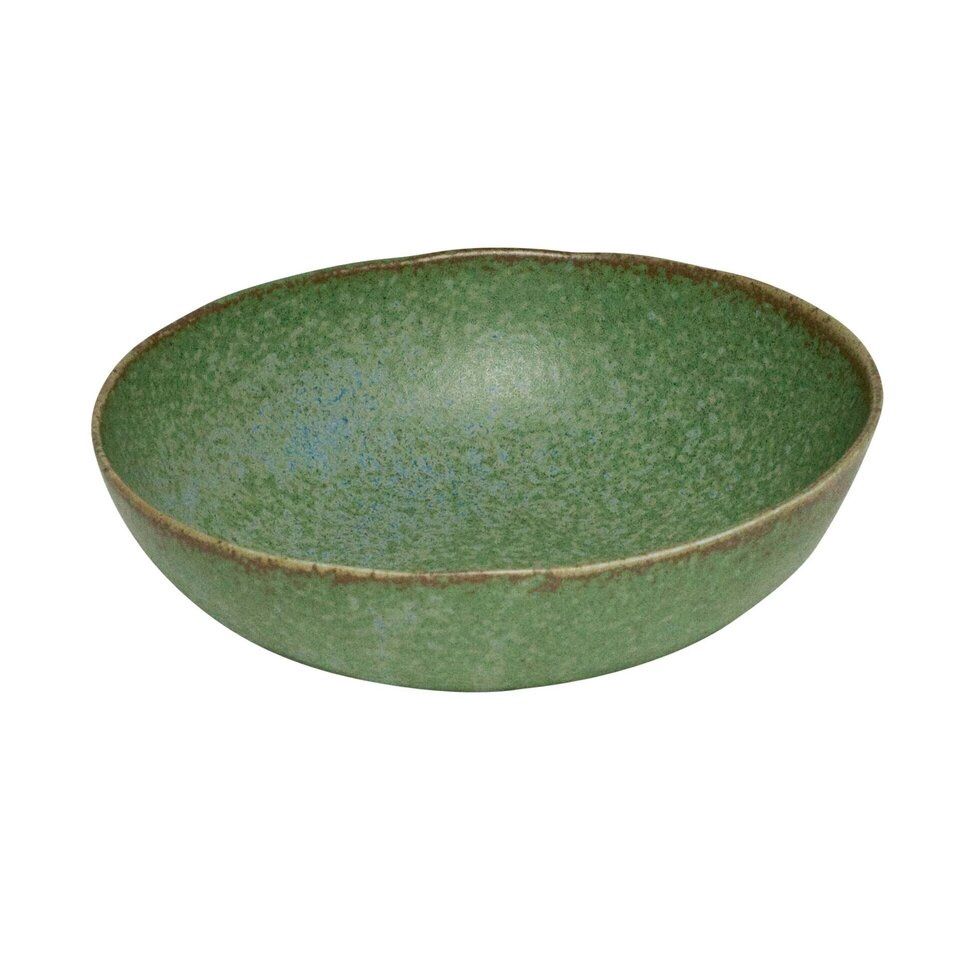 Wabisabi Medium Oval Bowl - Green