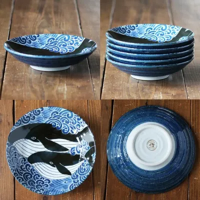 Whale 21 cm Deep Plate