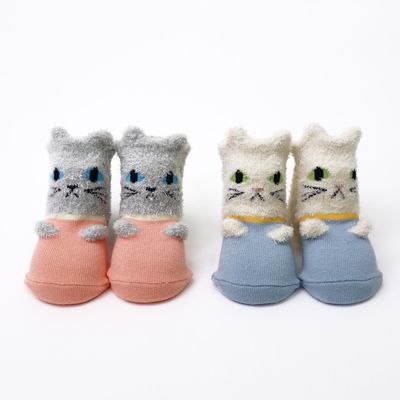 Stample Cat Socks for Babies (3–10 Months)