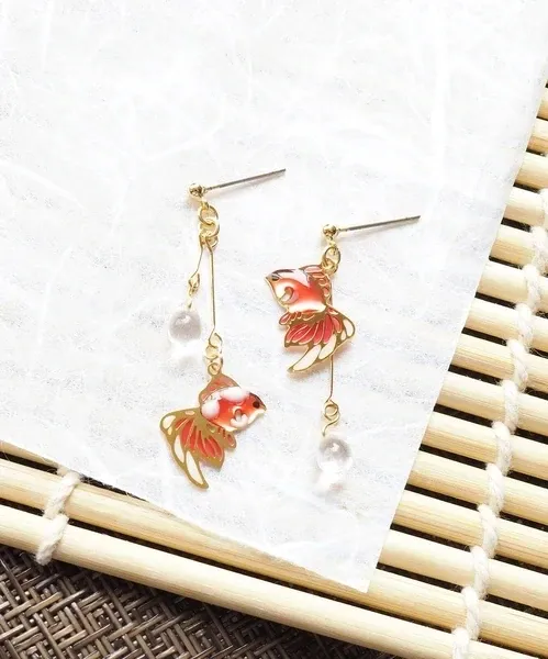 MUK Earrings - Goldfish 1