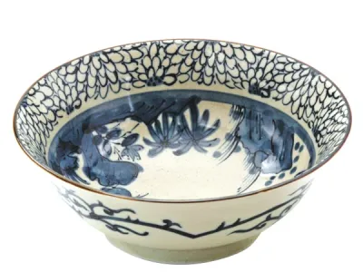Kosome Flower and Bird 19.5 cm Bowl