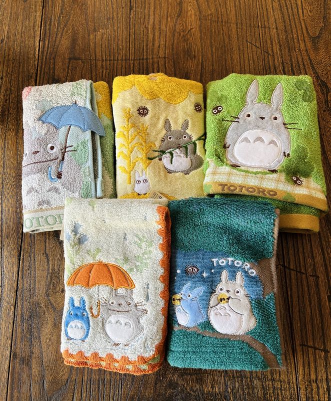 Totoro Face Washer - Organic Cottons