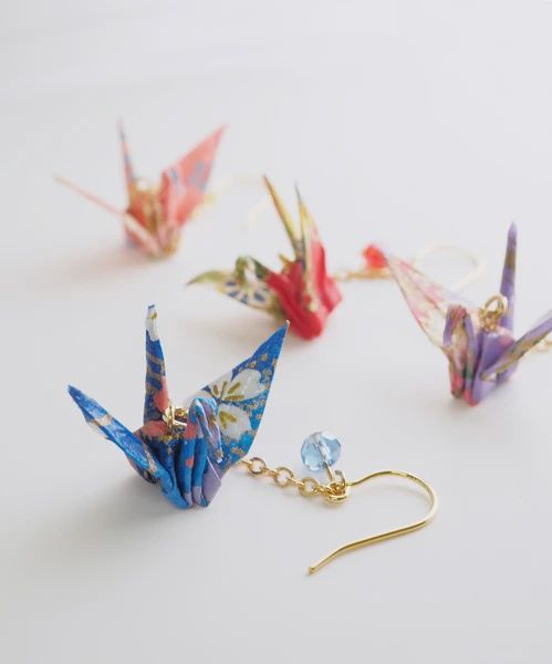 MUK Earrings - Crane