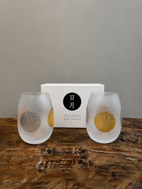 Sun and Moon Pair Glass Set