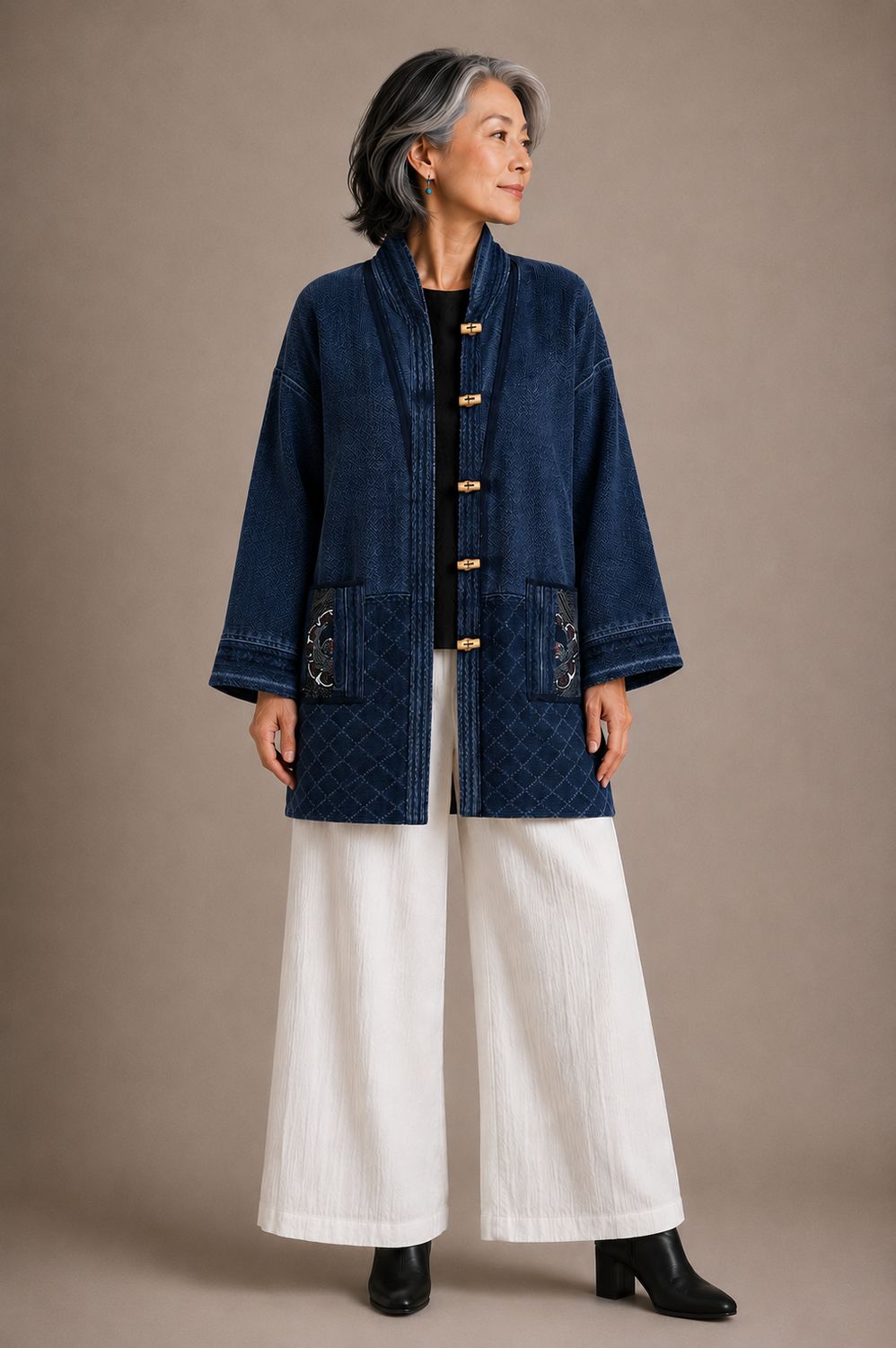 Upcycled Kendo Gear &amp; Kasuri Jacket
