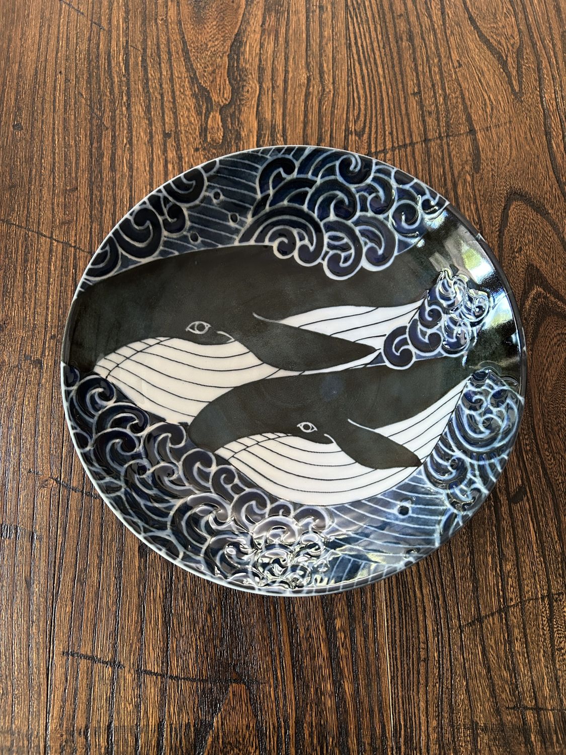 Whale 21 cm Deep Plate