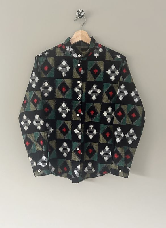 Karuri Cotton Shirt - Geometric Cotton Pattern