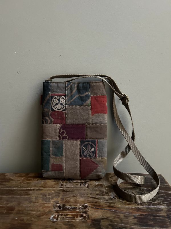 Persimmon Dyed Cotton Pochette