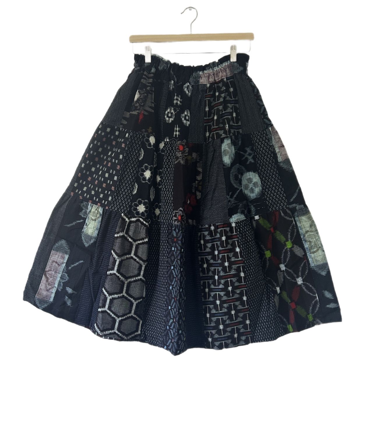 52-piece Kasuri Patchwork Skirt