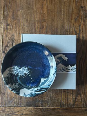 Great Wave Side Plate 20 cm In Gift Box