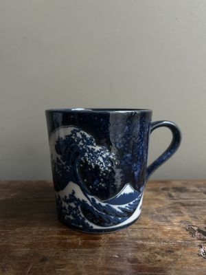Great Wave Off Kanagawa Mug  - Two Colours/Gift Boxed