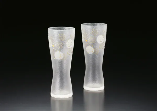 Cherry Blossom Premium Glass Pair (Large, Gift Boxed)