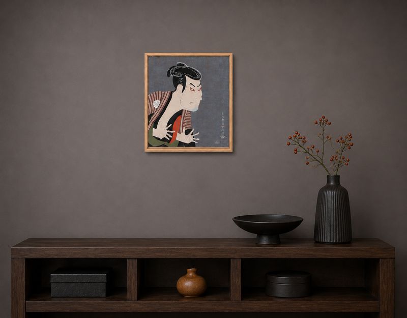 Sharaku Wrapping Cloth - 48 cm x 48 cm