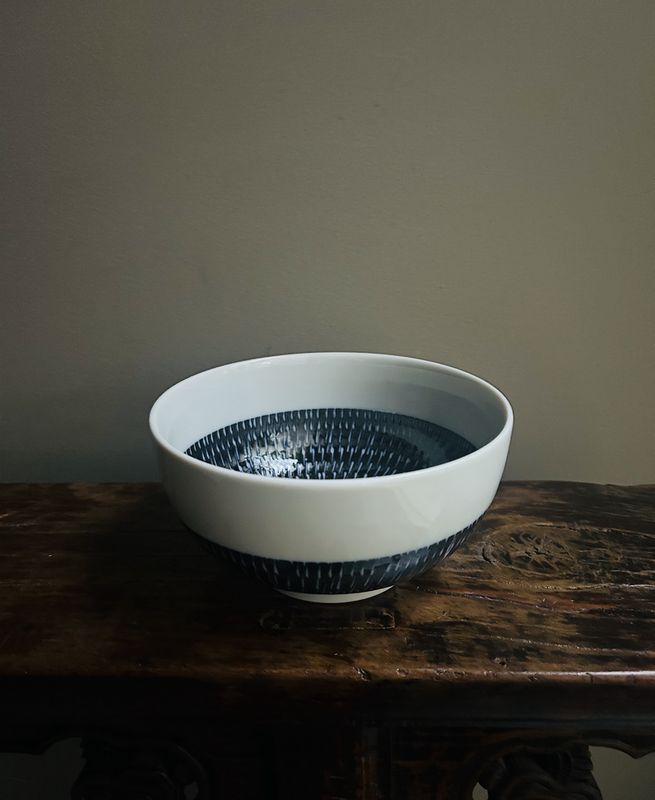Tobikanna 16 cm Ink Blue Deep Bowl