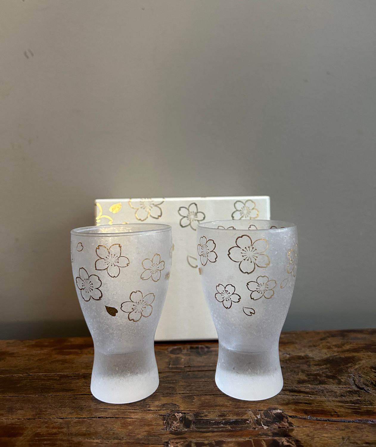 Cherry Blossom Sake Glass Set