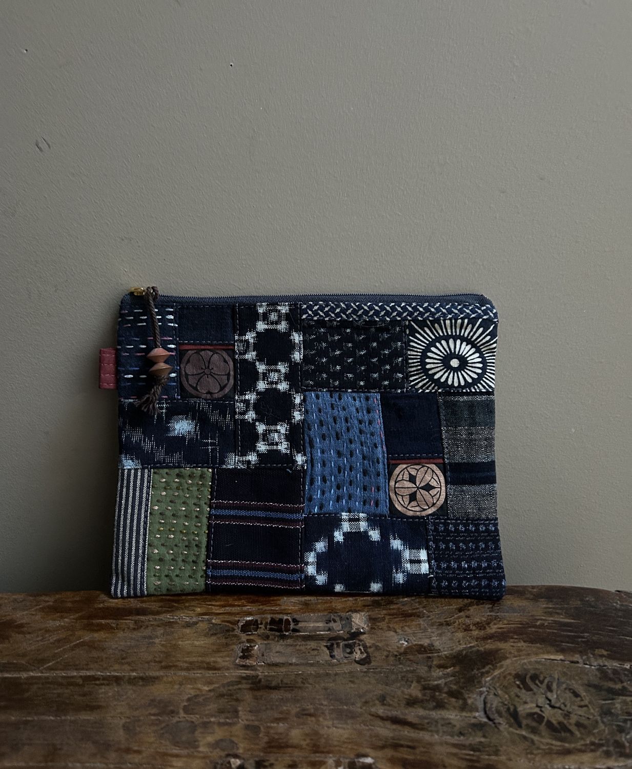 Vintage Cottton Patchwork Pouch