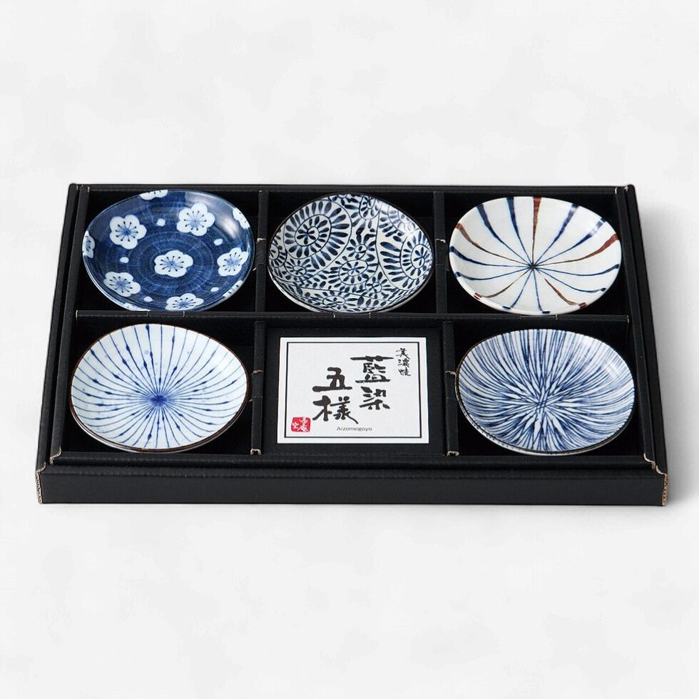 Aizome Goyo Small Dish Set
