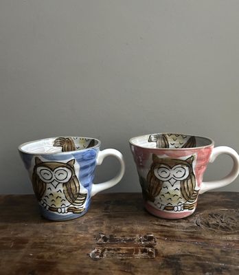 Mino Owl Mug - Two Colours