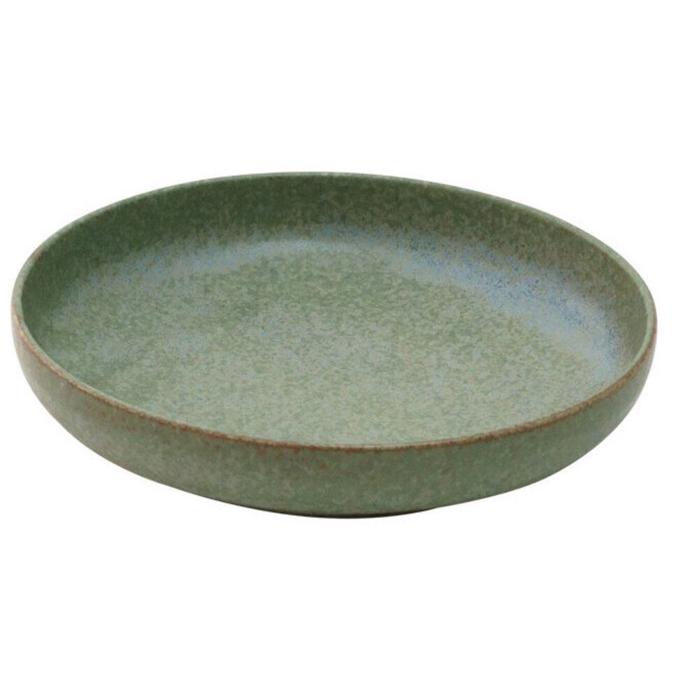 Wabisabi High Edge 20 cm Plate - Green
