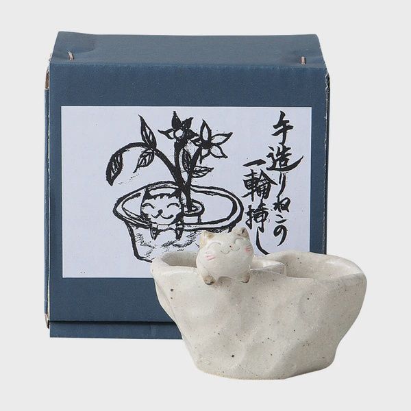 Handcrafted Cat Vase