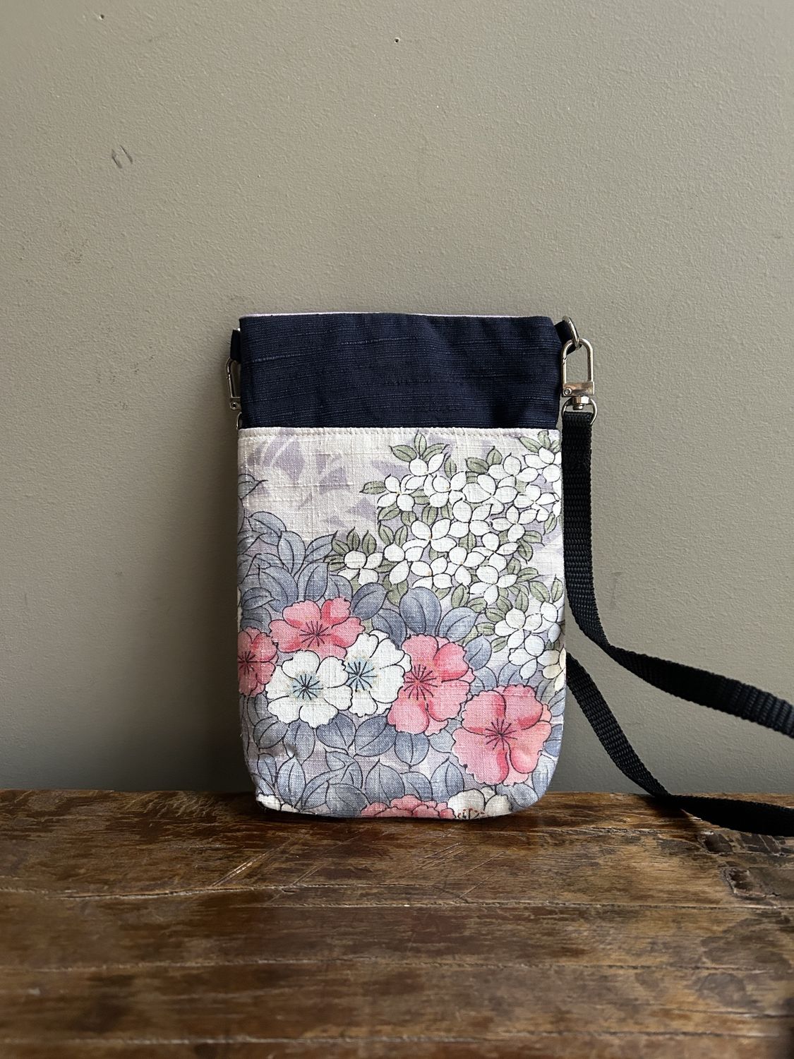 Silk Floral Pochette - 1