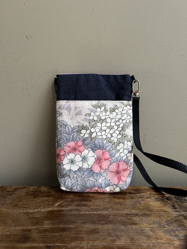 Silk Floral Pochette - 1