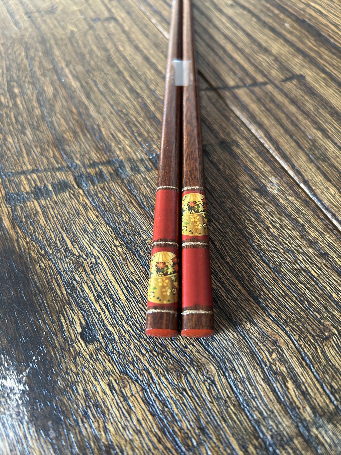 Wakasa Wabi Sabi Lacquer Chopsticks in Gift Box, Colour: Red