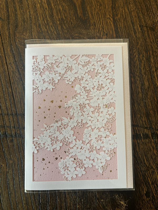 Blushing Sakura Card