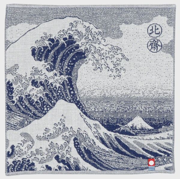 Imabari Towel Handkerchief - Great Waves