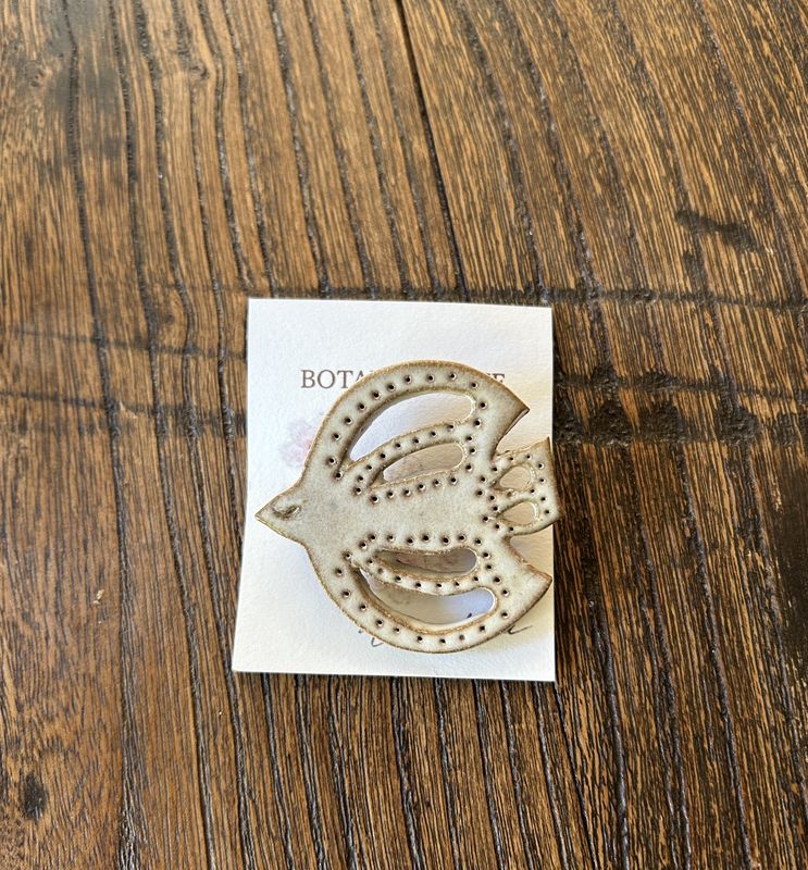 Ceramic Brooch - Dove