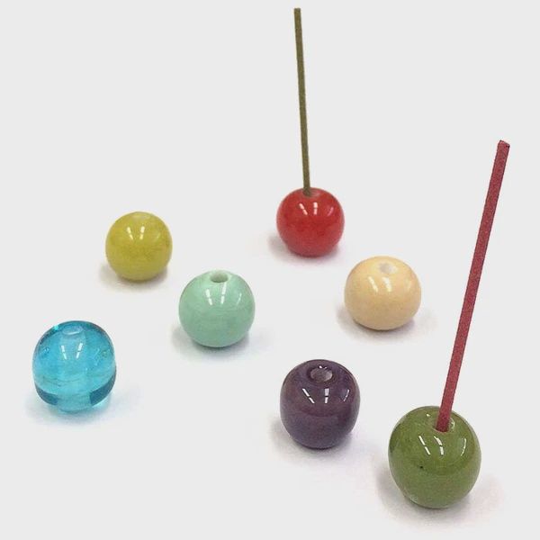 Glass Incense Holder - Mint